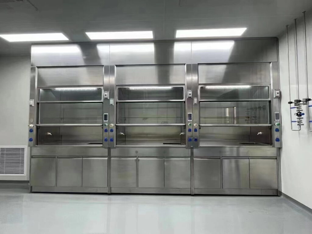 Laboratory 304 stainless steel fume hoods