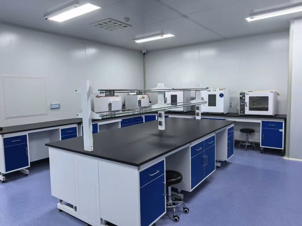 Deep black epoxy resin countertop