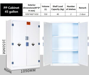 PP Cabinet 45 gallon