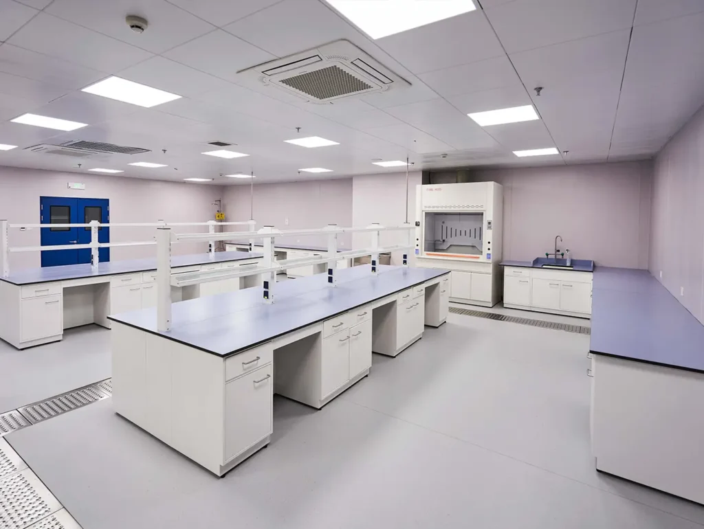 Covering the Entire Lab Furniture Layout