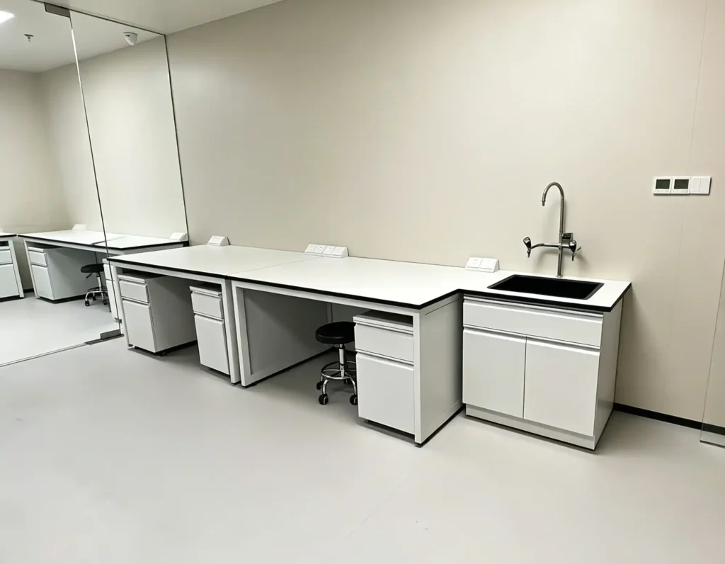 Lab-WB Frame with Movable Cabinets