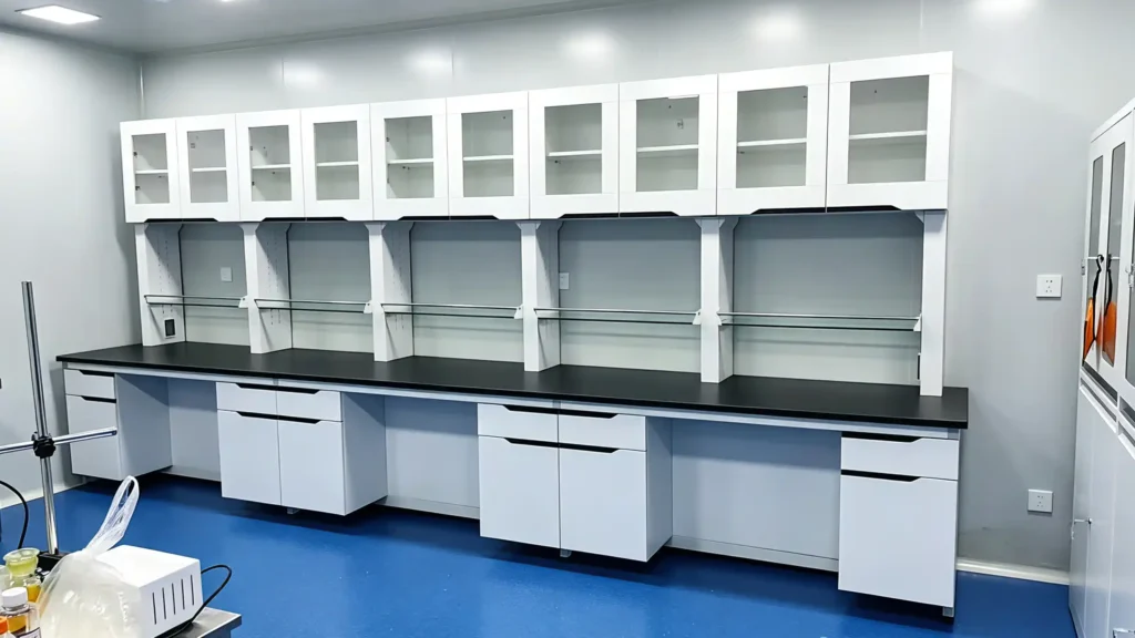 Lab-WB Lab Workbench with Wall Cabinets