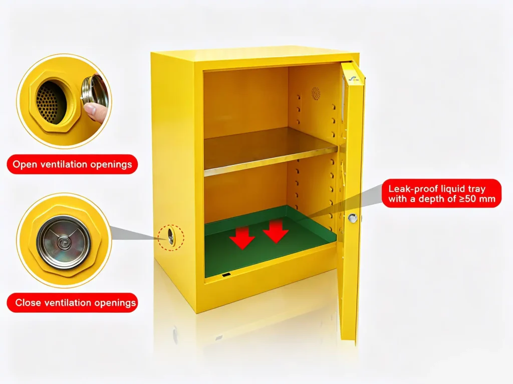 Production Details of Fire-Resistant Safety Cabinets