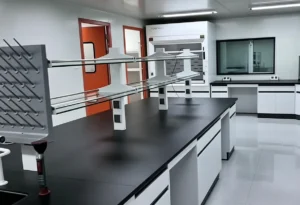floor mounted lab bench